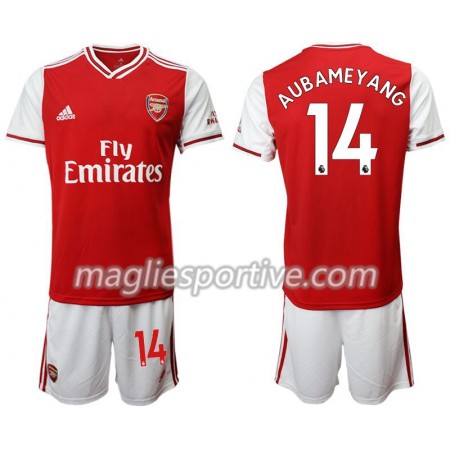 Completo Calcio Arsenal Pierre-Emerick Aubameyang 14 Bambino Divisa Prima 2019/2020 